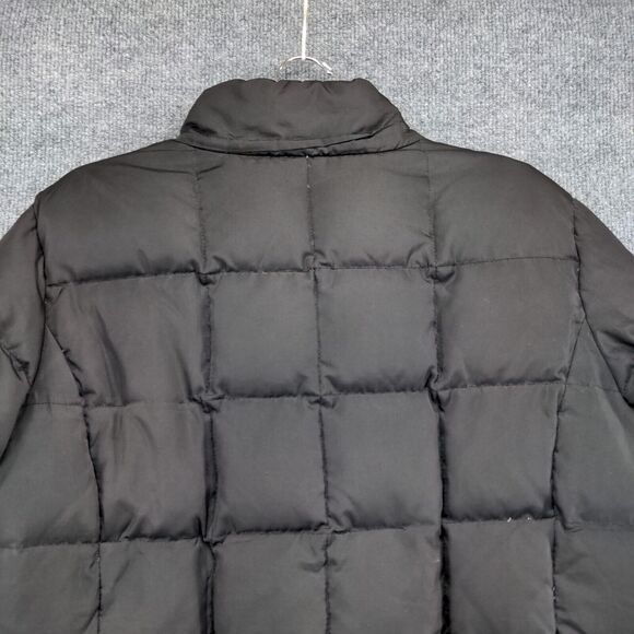 Route 66 Men's Puffer Jacket Black Medium Front Zip Long Sleeve Pocket Quilted - Picture 5 of 16